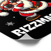 Merry Rizzmas Sigmas Skibidi Rizzmas Christmas Riz Poster (Hoek)