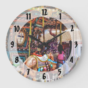 Merry Rond met olifanten Grote Klok