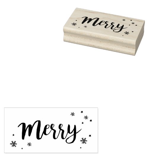 Merry Rubberstempel (Gestempeld)