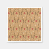 Merry Rudolph Starry Winter Delight Servet (Voorkant)