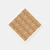 Merry Rudolph Starry Winter Delight Servet (Hoek)