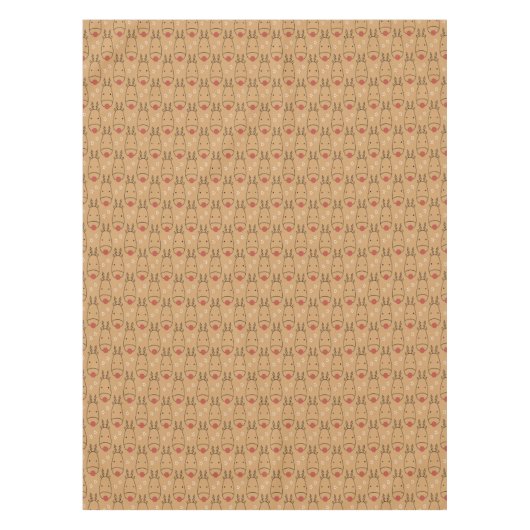 Merry Rudolph Starry Winter Delight Tafelkleed (Voorkant)