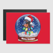 Merry Sausage Kerstmis wiener hond (Voorkant / Achterkant)
