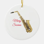 Merry Saxmas Ornament (Voorkant)