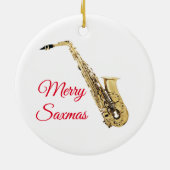 Merry Saxmas Ornament (Achterkant)