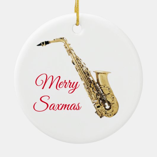 Merry Saxmas Ornament (Achterkant)