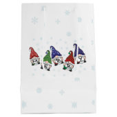 Merry Scattered Gnomen Medium Cadeauzakje (Achterkant)