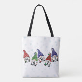 Merry Scattered Gnomen Tote Bag (Achterkant)