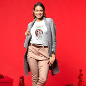 Merry & Schattig Shih Tzu met Snowflake Dog Label T-shirt