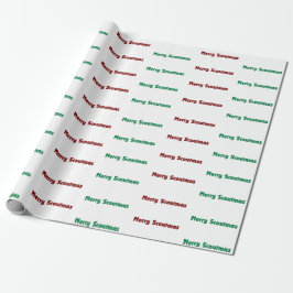 Merry Scoutmas Troop Wrapping Paper Cadeaupapier