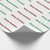 Merry Scoutmas Troop Wrapping Paper Cadeaupapier (Hoek)
