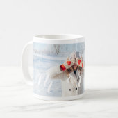 Merry Script Eenvoudige en moderne volledige fotol Koffiemok (Voorkant links)