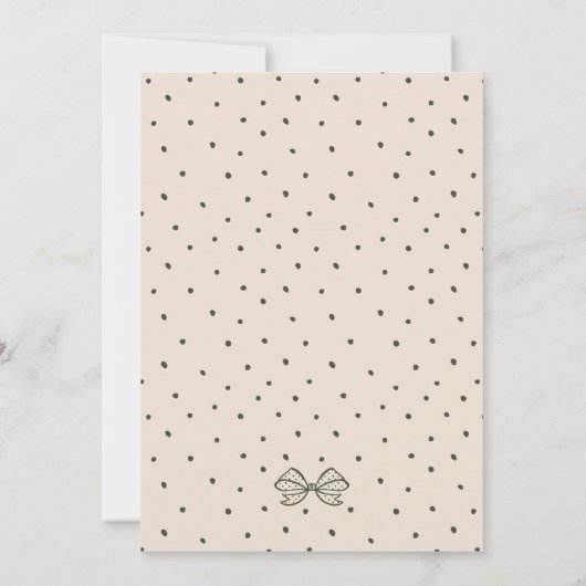 Merry Script Elegante Chic Christmas Bow Arch Foto Feestdagenkaart (Achterkant)