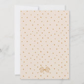 Merry Script Elegante Chic Christmas Bow Arch Foto Feestdagenkaart (Achterkant)