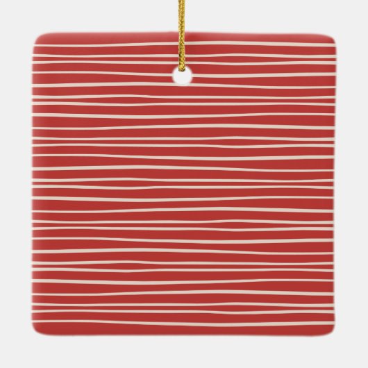 Merry Script Elegante Kerstboog Foto Keepsake Keramisch Ornament (Achterkant)