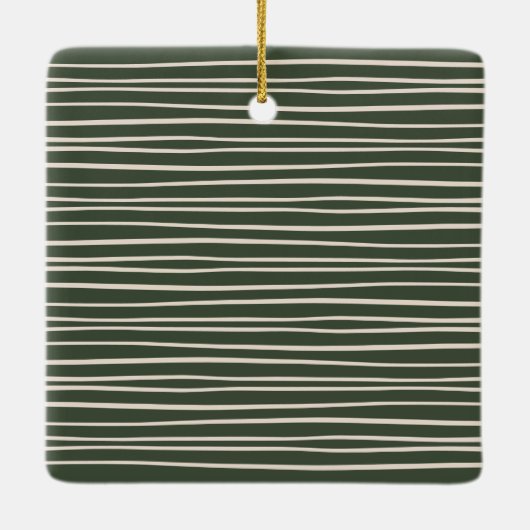 Merry Script Elegante Kerstboog Foto Keepsake Keramisch Ornament (Achterkant)