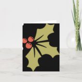 Merry Script Tygraphy Minimalist Christmas Toddler Kaart (Voorkant)