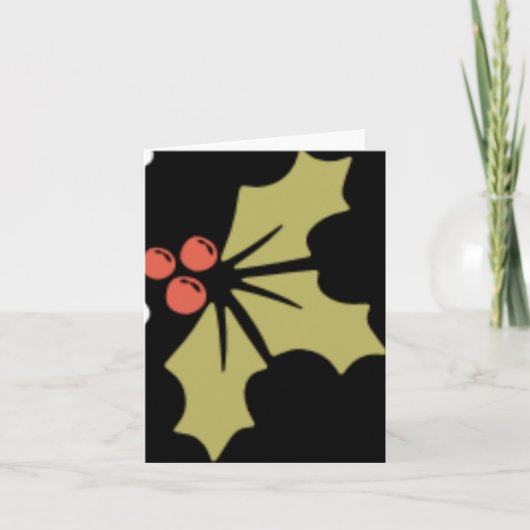 Merry Script Tygraphy Minimalist Christmas Toddler Kaart (Voorkant)