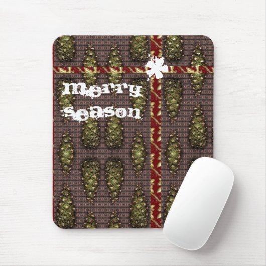 Merry Season Pine Cone Mousemat Muismat (Met muis)