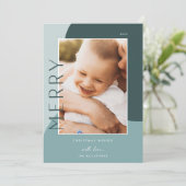 Merry Shades | Verticale foto Feestdagenkaart (Staand voorkant)