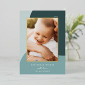 Merry Shades | Verticale foto Folie Feestdagenkaart (Staand Voorkant)