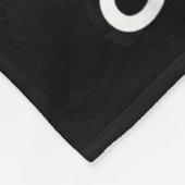 Merry Shepmas German Shepherd Christmas Lights Hum Fleece Deken (Hoek)