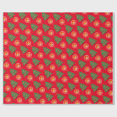 Merry Shib-mas! Kerstfeestdag Cadeaupapier (Vlak)