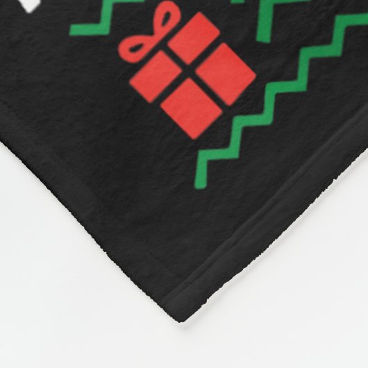 Merry Shiftmas And Happy New Manual Driver Christm Fleece Deken (Hoek)