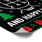 Merry Shiftmas And Happy New Manual Driver Christm Poster (Hoek)