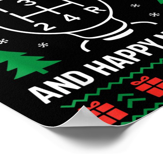 Merry Shiftmas And Happy New Manual Driver Christm Poster (Hoek)