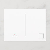 Merry Shinny Elegant Royal Blue Christmas Kaart (Achterkant)