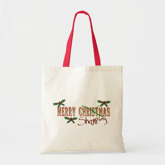 Merry Shopping Tote Bag (Voorkant)
