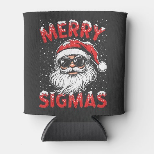 Merry Sigmas Funny Gen Alpha Middelbare School Ker Blikjeskoeler (Voorkant)