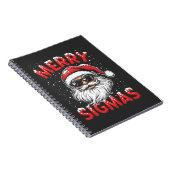 Merry Sigmas Funny Gen Alpha Middelbare School Ker Notitieboek (Rechterzijde)