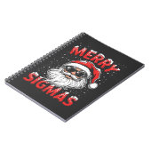 Merry Sigmas Funny Gen Alpha Middelbare School Ker Notitieboek (Linkerzijde)