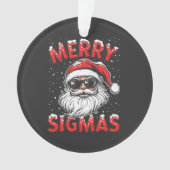 Merry Sigmas Funny Gen Alpha Middelbare School Ker Ornament (voorkant)