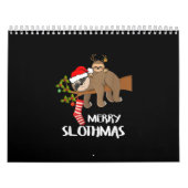 Merry Sloth Santa Hat Lovers Kerstmis Kalender (Hoes)