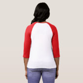 Merry Slothmas 3/4 sleeve raglan t-shirt (Achterkant volledig)