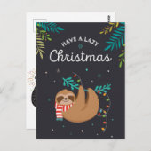 Merry Slothmas Briefkaart (Voorkant / Achterkant)