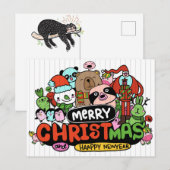 Merry Slothmas Briefkaart (Voorkant / Achterkant)