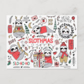 Merry Slothmas Briefkaart (Voorkant)