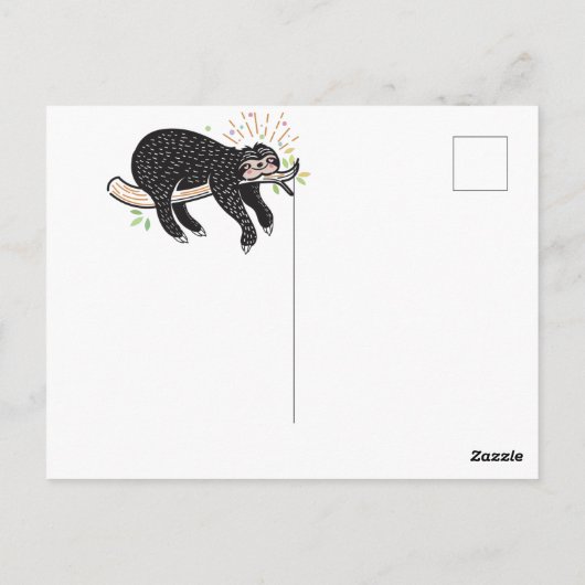 Merry Slothmas Briefkaart (Achterkant)