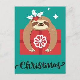 Merry Slothmas Briefkaart