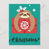 Merry Slothmas Briefkaart (Voorkant)