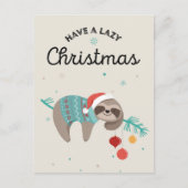 Merry Slothmas Briefkaart (Voorkant)