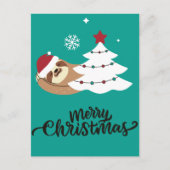 Merry Slothmas Briefkaart (Voorkant)