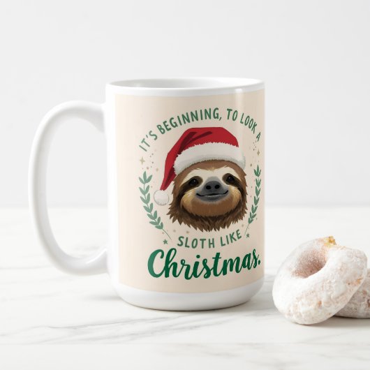 Merry Slothmas, Coffee Mug Koffiemok (Met donut)
