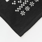 Merry Slothmas Funny Sloth Christmas Pun Fleece Deken (Hoek)