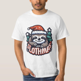 MERRY SLOTHMAS gift T-shirt