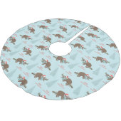 Merry Slothmas Kerstboom Rok (Gekanteld)